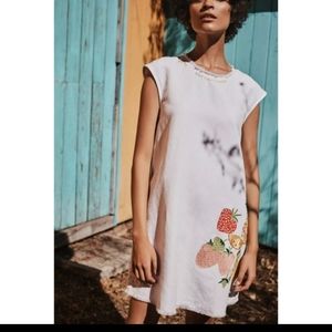 Anthropologie Holding Horses Linen Blend Sheath Dress NWT